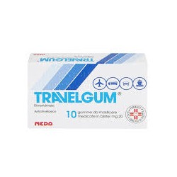 Travelgum 20 mg 10 gomme da masticare