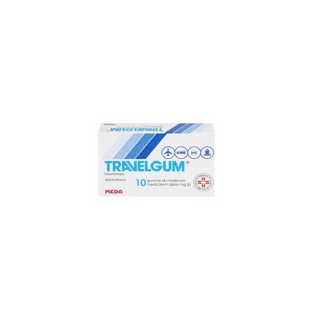 Travelgum 20 mg 10 gomme da masticare