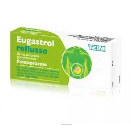 Eugastrol Reflusso 20 mg compresse gastroresistenti 7 compresse Eugastrol Reflusso 20 mg compresse gastroresistenti 7 compresse