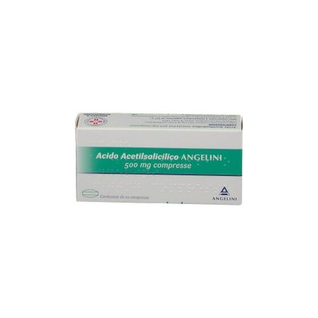 Acido acetilsalicilico angenerico 500 mg 20 compresse