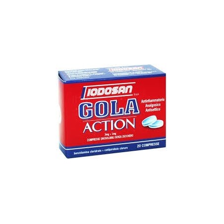 Gola Action 3mg+1mg 20 compresse orosolubili Gola Action 3mg+1mg 20 compresse orosolubili