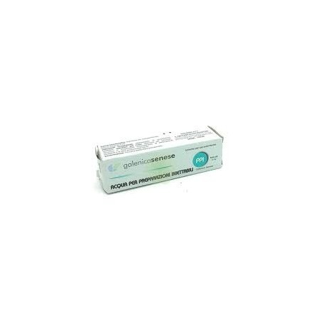 Acqua per preparazioni iniettabili galenica senese piccoli volumi 1 fiala 5ml Acqua per preparazioni iniettabili galenica senese piccoli volumi 1 fiala 5ml