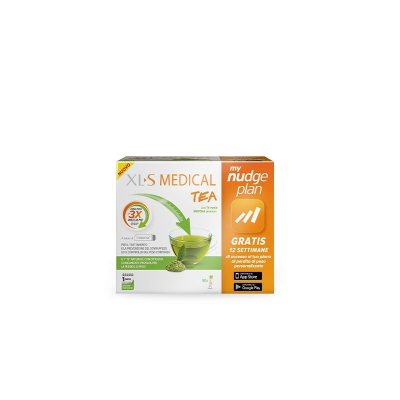XLS Medical Tea 90 Stick a base di tè matcha per perdere peso