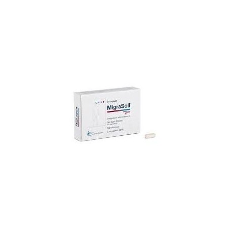 Migrasoll integratore contro emicrania e mal di testa 30 capsule Migrasoll integratore contro emicrania e mal di testa 30 capsule