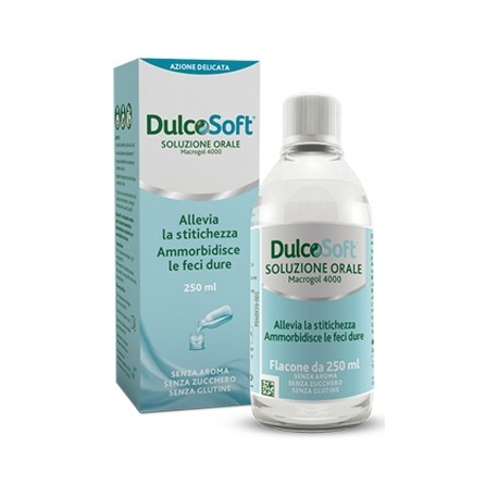Dulcosoft soluzione orale con Macrogol per stitichezza 250 ml