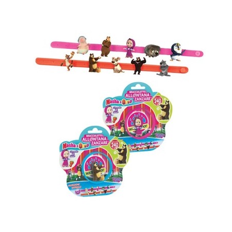 Braccialetto antizanzare per bambini Masha&Orso Braccialetto antizanzare per bambini Masha&Orso