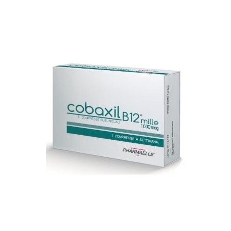 Cobaxil B12 Mille integratore di vitamina B12 5 compresse sublinguali