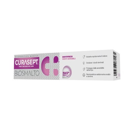 Curasept Biosmalto dentifricio protettivo per denti sensibili 75 ml Curasept Biosmalto dentifricio protettivo per denti sensibili 75 ml