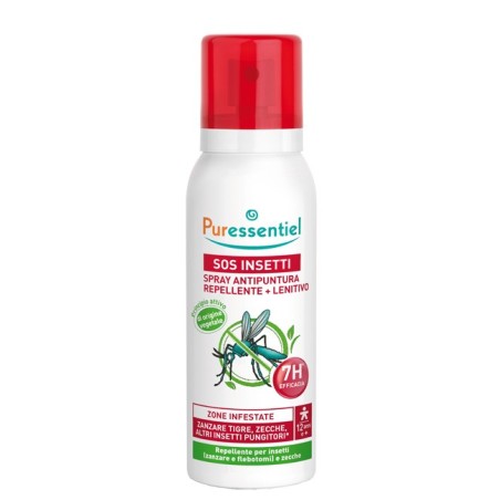 Puressentiel SOS Insetti -Spray antipuntura repellente e lenitivo 75ml Puressentiel SOS Insetti -Spray antipuntura repellente e lenitivo 75ml