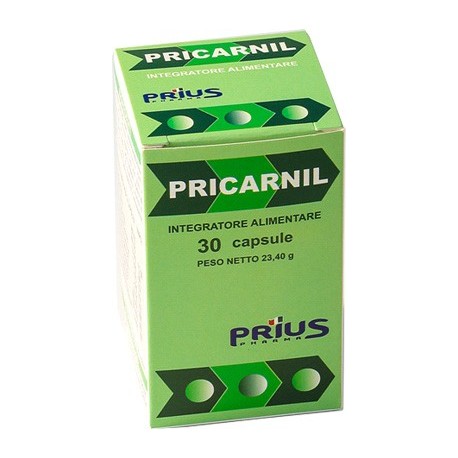 Pricarnil integratore per stanchezza affaticamento e sistema nervoso 60 capsule