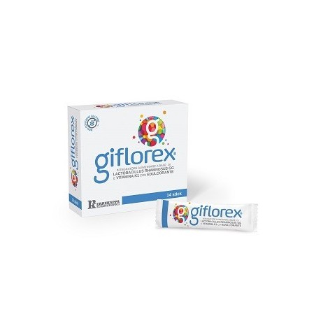 Giflorex integratore probiotico a base di fermenti lattici vivi 14 stick Giflorex integratore probiotico a base di fermenti lattici vivi 14 stick