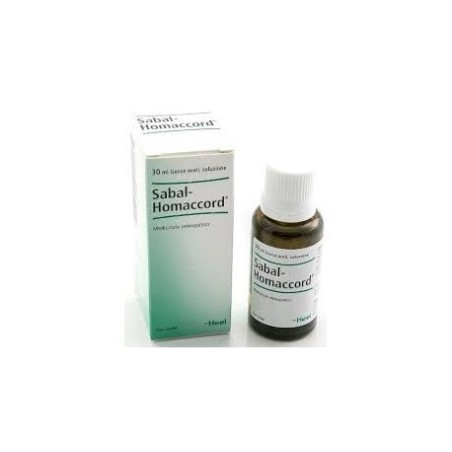 Sabal Homaccord Heel gocce omeopatiche per la prostata 30 ml Sabal Homaccord Heel gocce omeopatiche per la prostata 30 ml