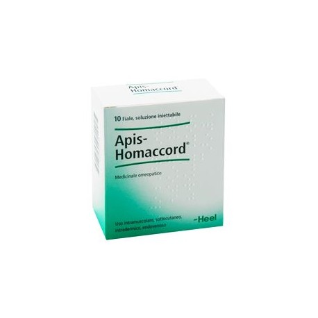 Apis Homaccord Heel 10 fiale omeopatiche per infiammazioni della pelle