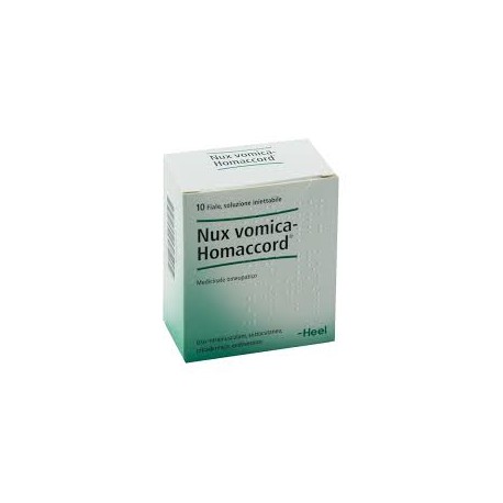 Nux Vomica Homaccord Heel 10 fiale omeopatiche per la digestione