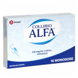 Collirio Alfa 0,8 mg/ml 10 flaconcini 0,3 ml