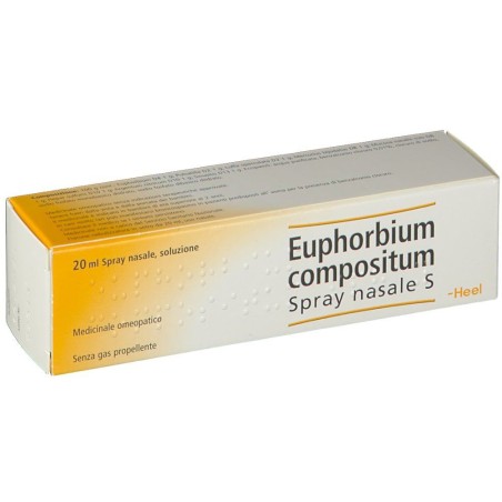 Euphorbium Compositum Heel 20 ml spray nasale omeopatico per rinite Euphorbium Compositum Heel 20 ml spray nasale omeopatico per rinite