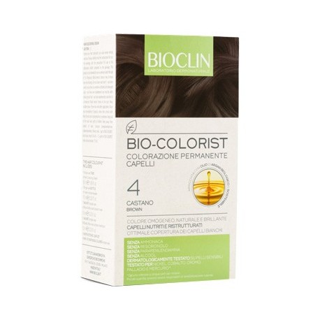 Bioclin Bio Colorist CASTANO tinta permanente per capelli con Argan