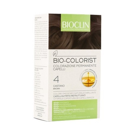 Bioclin Bio Colorist CASTANO tinta permanente per capelli con Argan Bioclin Bio Colorist CASTANO tinta permanente per capelli con Argan