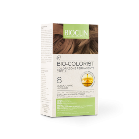 Bioclin Bio Colorist Biondo Chiaro tinta per capelli con Argan BIO
