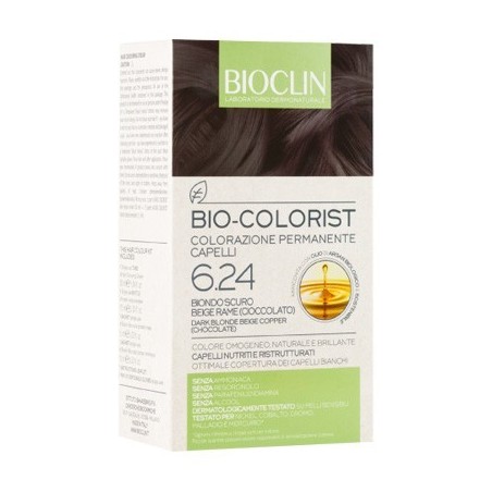 Bioclin Bio Colorist Biondo Scuro Beige Rame tinta per capelli con Argan Bioclin Bio Colorist Biondo Scuro Beige Rame tinta per capelli con Argan