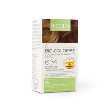 Bioclin Bio Colorist Biondo Scuro Dorato Rame tinta con Argan BIO