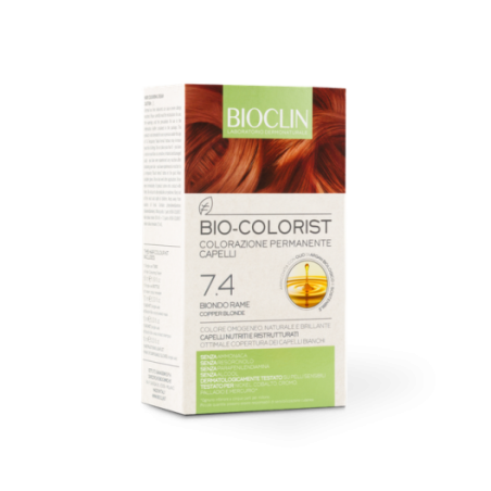 Bioclin Bio Colorist Biondo Rame tinta permanente con Argan BIO Bioclin Bio Colorist Biondo Rame tinta permanente con Argan BIO