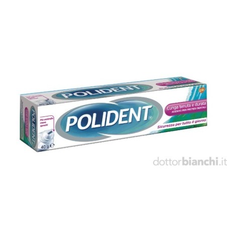Polident Lunga Tenuta adesivo per protesi dentali senza zinco 70 g Polident Lunga Tenuta adesivo per protesi dentali senza zinco 70 g
