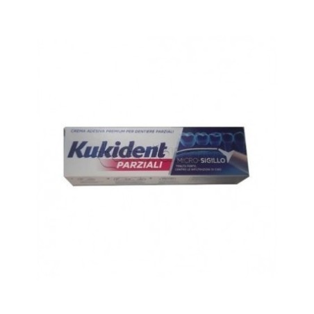 Kukident Parziale adesivo lunga tenuta per dentiere parziali 40 g Kukident Parziale adesivo lunga tenuta per dentiere parziali 40 g