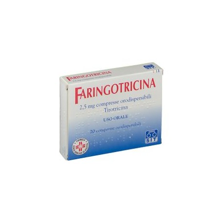 Faringotricina 2,5 mg 20 compresse orodispersibili