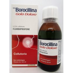 Neo Borocillina Gola Dolore collutorio gusto menta 160 ml