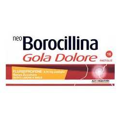 Neo Borocillina Gola Dolore 16 pastiglie limone e miele senza zucchero