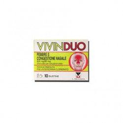 Vivinduo Febbre e Congestione Nasale 500mg/60mg granulato 10 buste