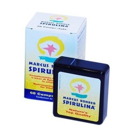 Marcus Rohrer Spirulina integratore per vegetariani e vegani 60 compresse Marcus Rohrer Spirulina integratore per vegetariani e vegani 60 compresse