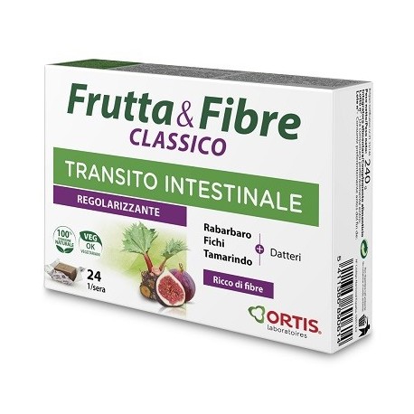Frutta & Fibre Classico integratore per transito intestinale 24 cubetti