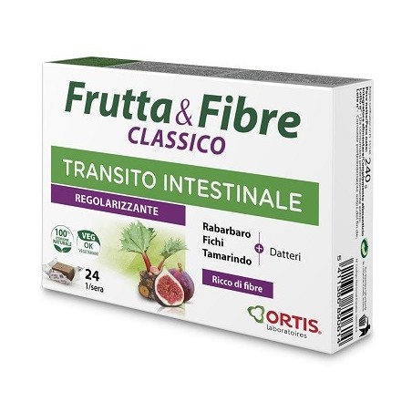 Frutta & Fibre Classico integratore per transito intestinale 24 cubetti Frutta & Fibre Classico integratore per transito intestinale 24 cubetti