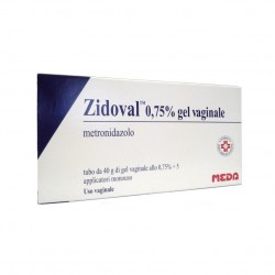 Zidoval 0,75% gel vaginale con 5 applicatori 40 g