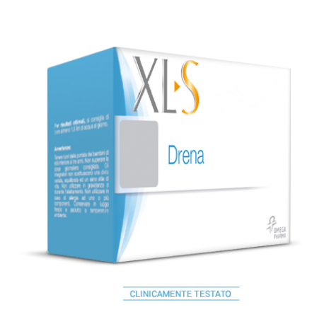 XLS Drena 10 flaconcini integratore drenante contro i liquidi in eccesso