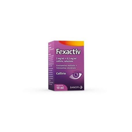 Fexactiv 3 mg/ml + 0,5 mg/ml soluzione collirio 10 ml