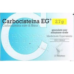 Carbocisteina EG 2,7 g granulato per soluzione orale 10 bustine