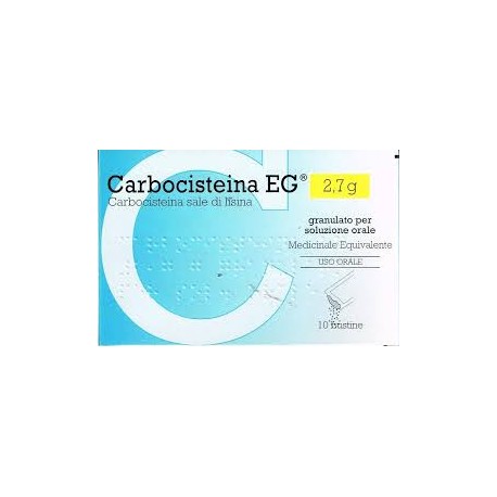 Carbocisteina EG 2,7 g granulato per soluzione orale 10 bustine