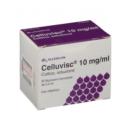 Celluvisc 10 mg/ml collirio 30 flaconcini 0,4 ml