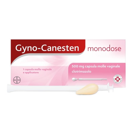 Gyno-Canesten 500 mg monodose 1 capsula molle vaginale Gyno-Canesten 500 mg monodose 1 capsula molle vaginale