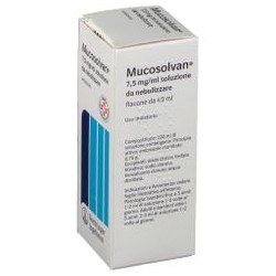 Mucosolvan 7,6 mg/ml soluzione da nebulizzare 40 ml