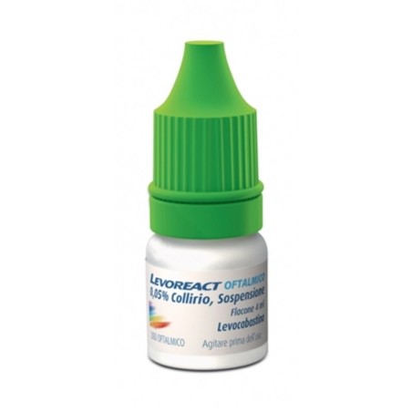 Levoreact oftalmico 0,05% collirio 4 ml Levoreact oftalmico 0,05% collirio 4 ml