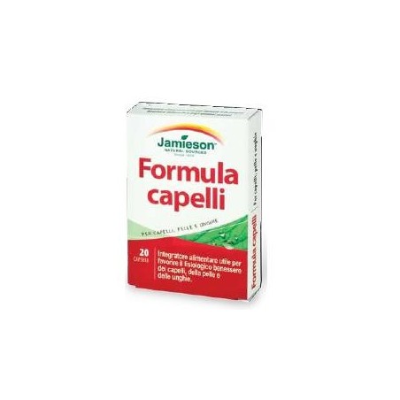 Jamieson Formula Capelli integratore per capelli pelle unghie 20 perle Jamieson Formula Capelli integratore per capelli pelle unghie 20 perle