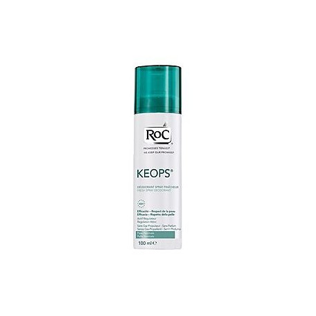 Roc Keops deodorante spray fresco senza alcol e profumo efficace 48 ore 100 ml