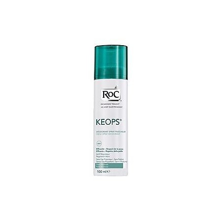 Roc Keops deodorante spray fresco senza alcol e profumo efficace 48 ore 100 ml Roc Keops deodorante spray fresco senza alcol e profumo efficace 48 ore 100 ml
