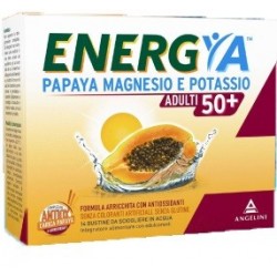 Energya Papaya Magnesio e Potassio integratore per adulti 50+ 14 bustine
