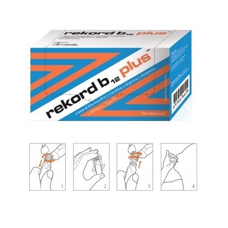 Rekord B12 Plus integratore per stanchezza e affaticamento 10 flaconcini da 10 ml