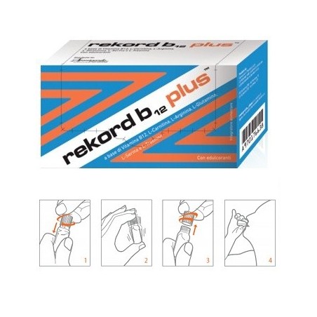 Rekord B12 Plus integratore per stanchezza e affaticamento 10 flaconcini da 10 ml Rekord B12 Plus integratore per stanchezza e affaticamento 10 flaconcini da 10 ml